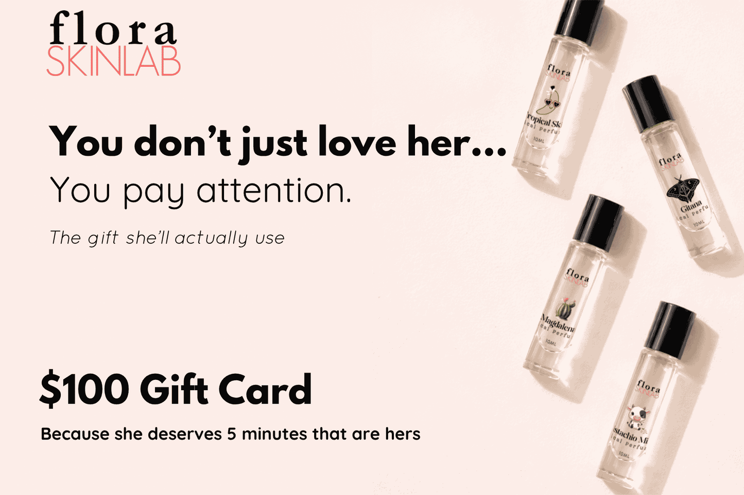 Flora Skinlab Gift Card the Perfect Gift