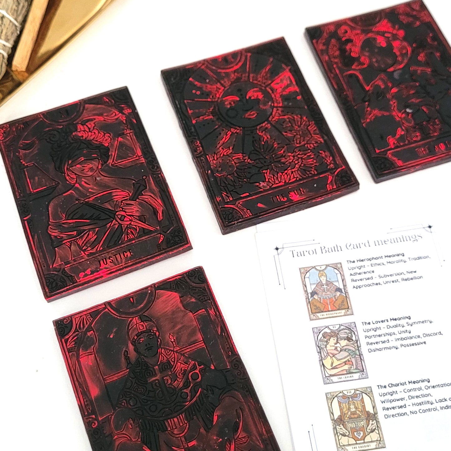 Tarot Soap Bath Card Set