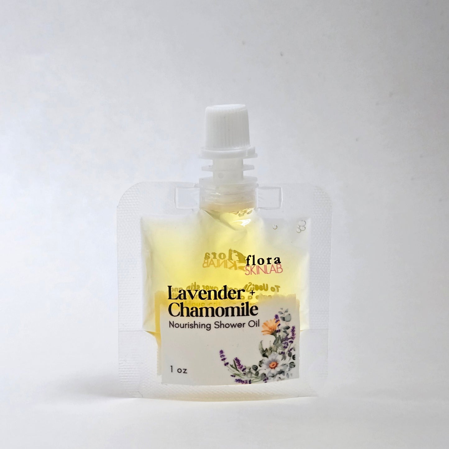 Flora Skinlab Luxurious Shower Oil for Soft Skin.