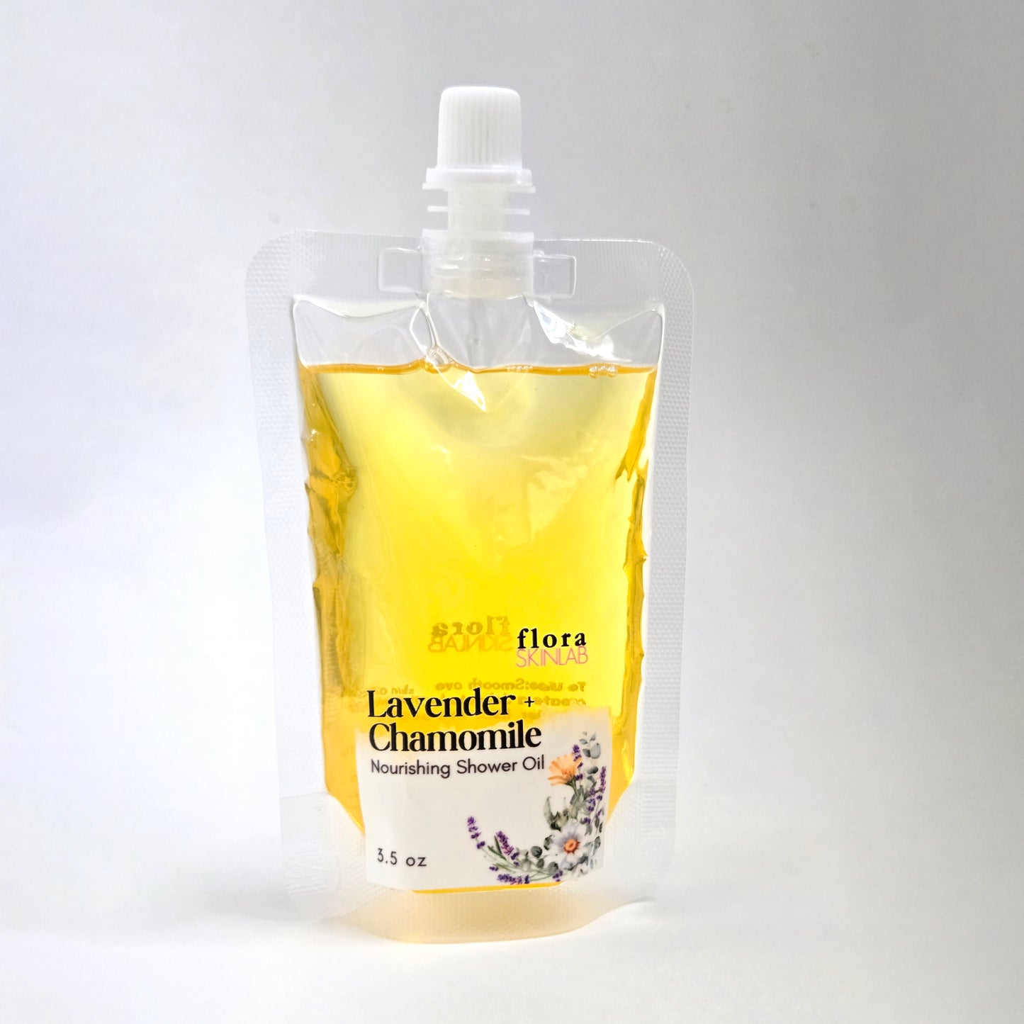 Flora Skinlab Luxurious Shower Oil for Soft Skin.