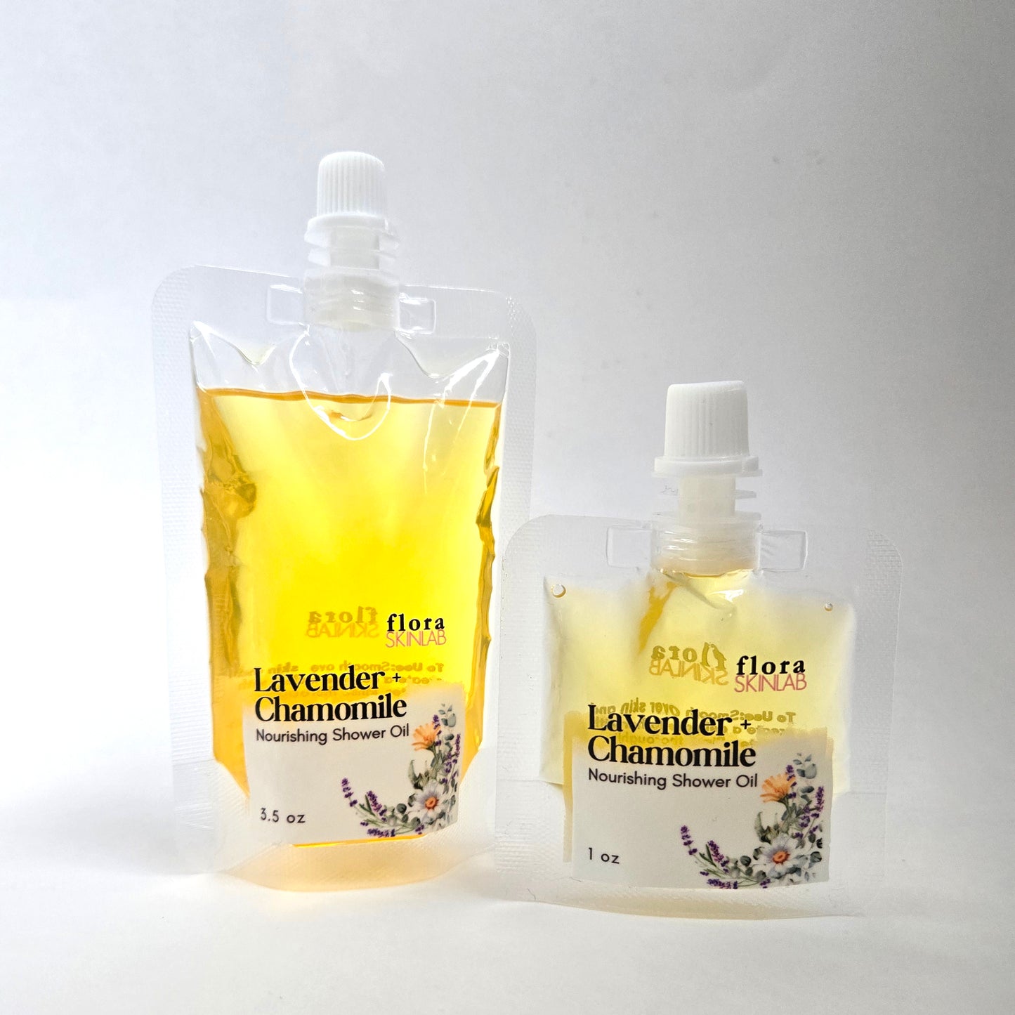 Flora Skinlab Luxurious Shower Oil for Soft Skin.