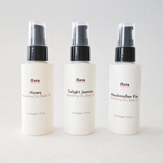 Flora Skinlab Nourishing Dry Body Oil. A Game-Changer for Eczema and Soft Skin.