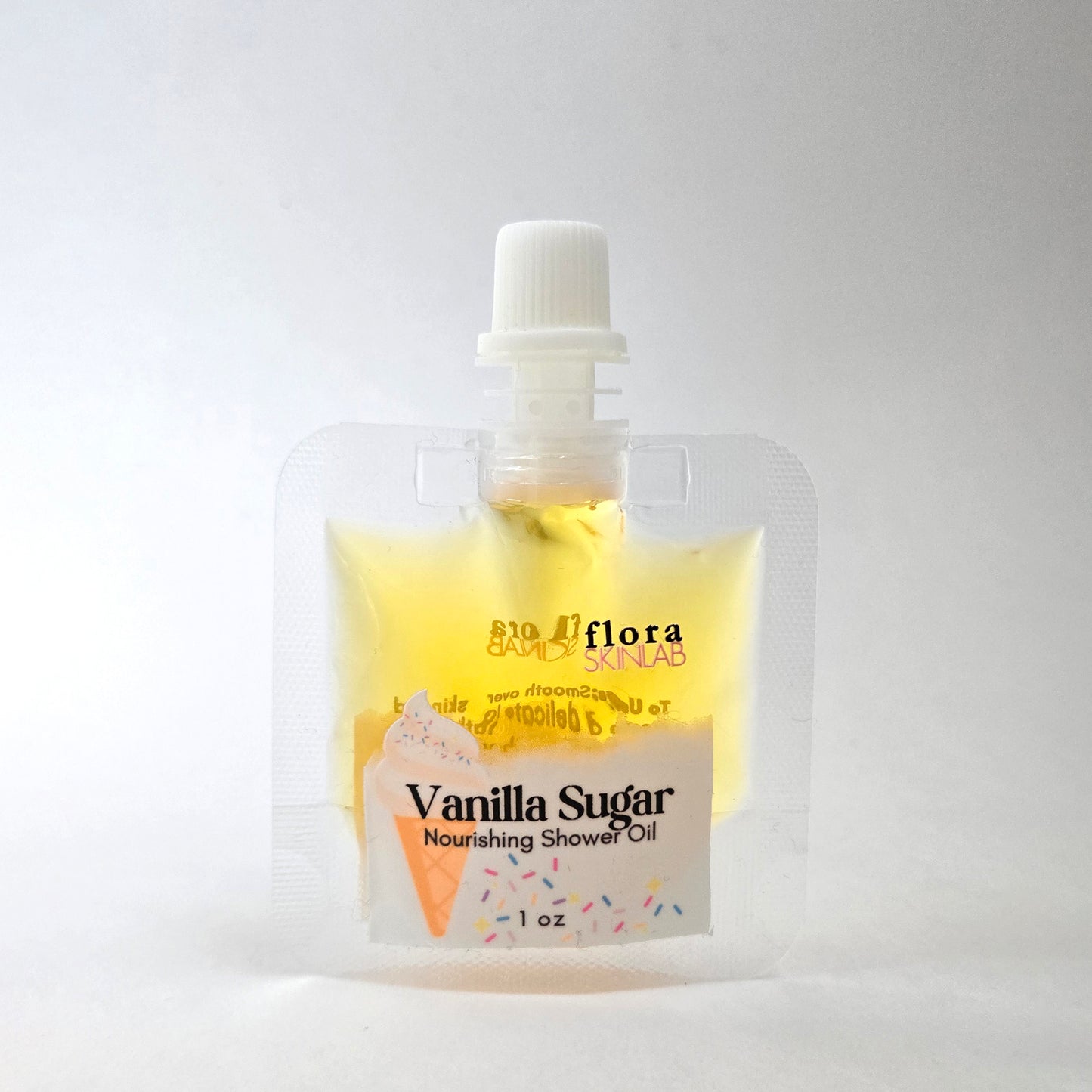 Flora Skinlab Luxurious Shower Oil for Soft Skin.