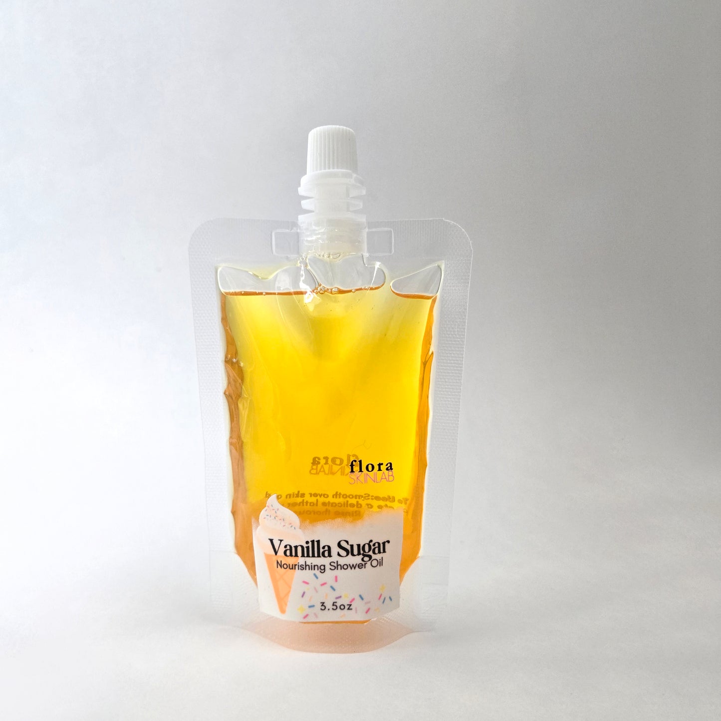Flora Skinlab Luxurious Shower Oil for Soft Skin.