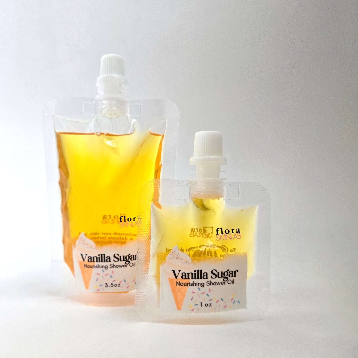 Flora Skinlab Luxurious Shower Oil for Soft Skin.