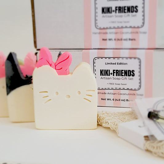 Kiki + Friends Handmade Artisan Soap Gift Set for All Skin Types