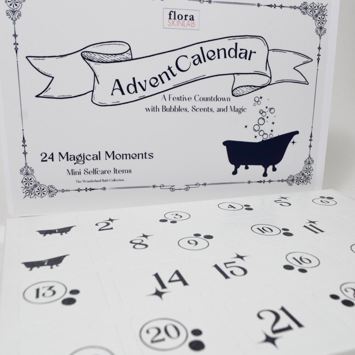 Wonderland Bath Advent Calendar A Festive Countdown with Bubbles, Scents, and Magic